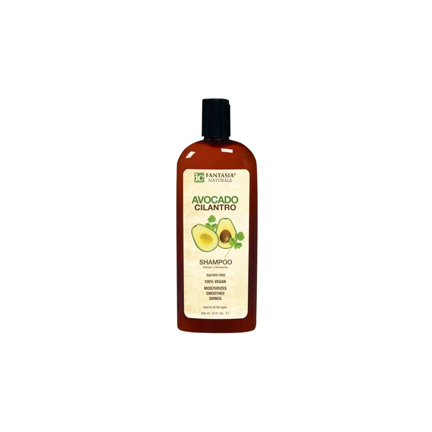 Avocado Cilandro Shampoo (Shampooing à l'huile d'avocat et à la coriandre) IC FANTASIA 355 ml
