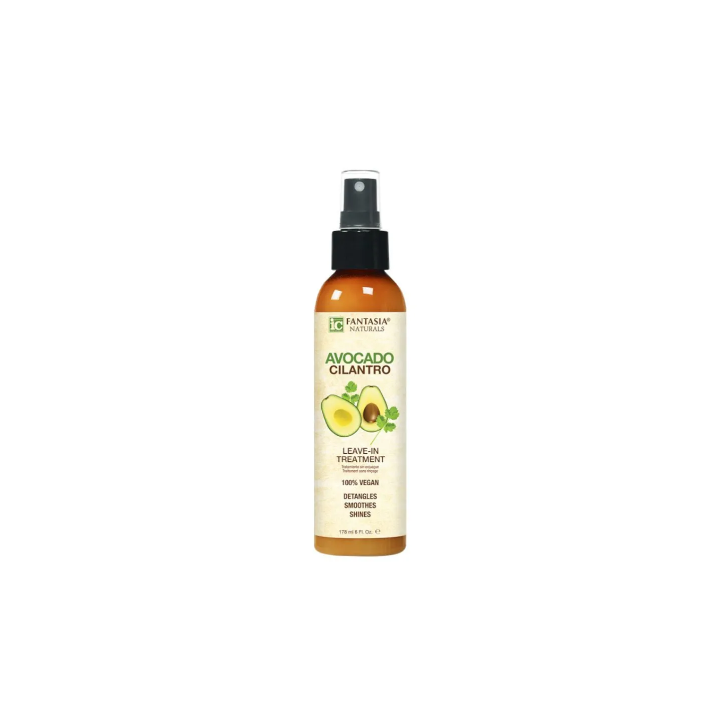Avocado Cilantro Leave-in Treatement (soins sans rinçage à l'huile d'avocat et à la coriandre) IC FANTASIA 118 ml