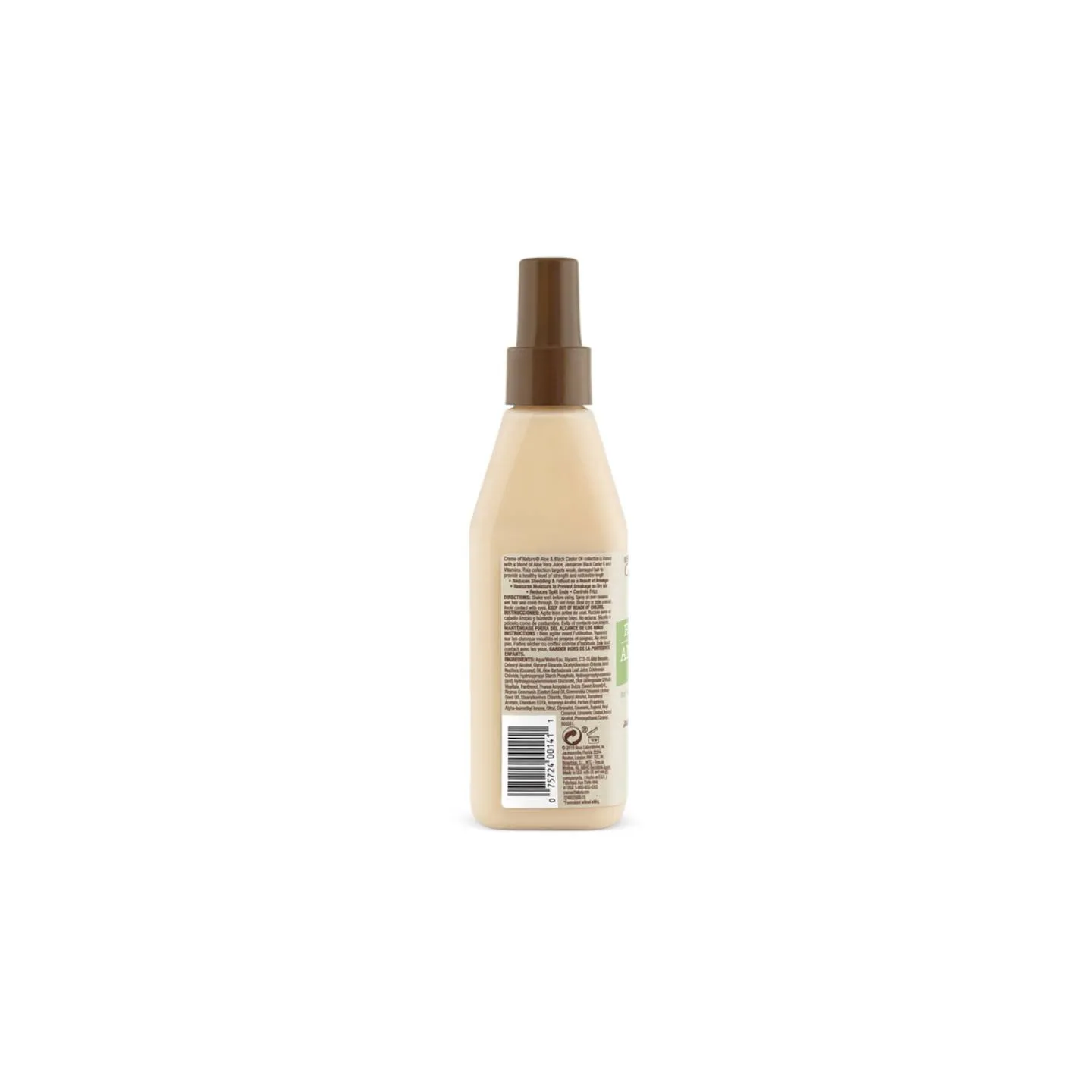 Reconstructing Anti-Breakage Leave-In (soin sans rinçage anti-casse) Creme Of Nature Aloe & Black Castor Oil 236ml