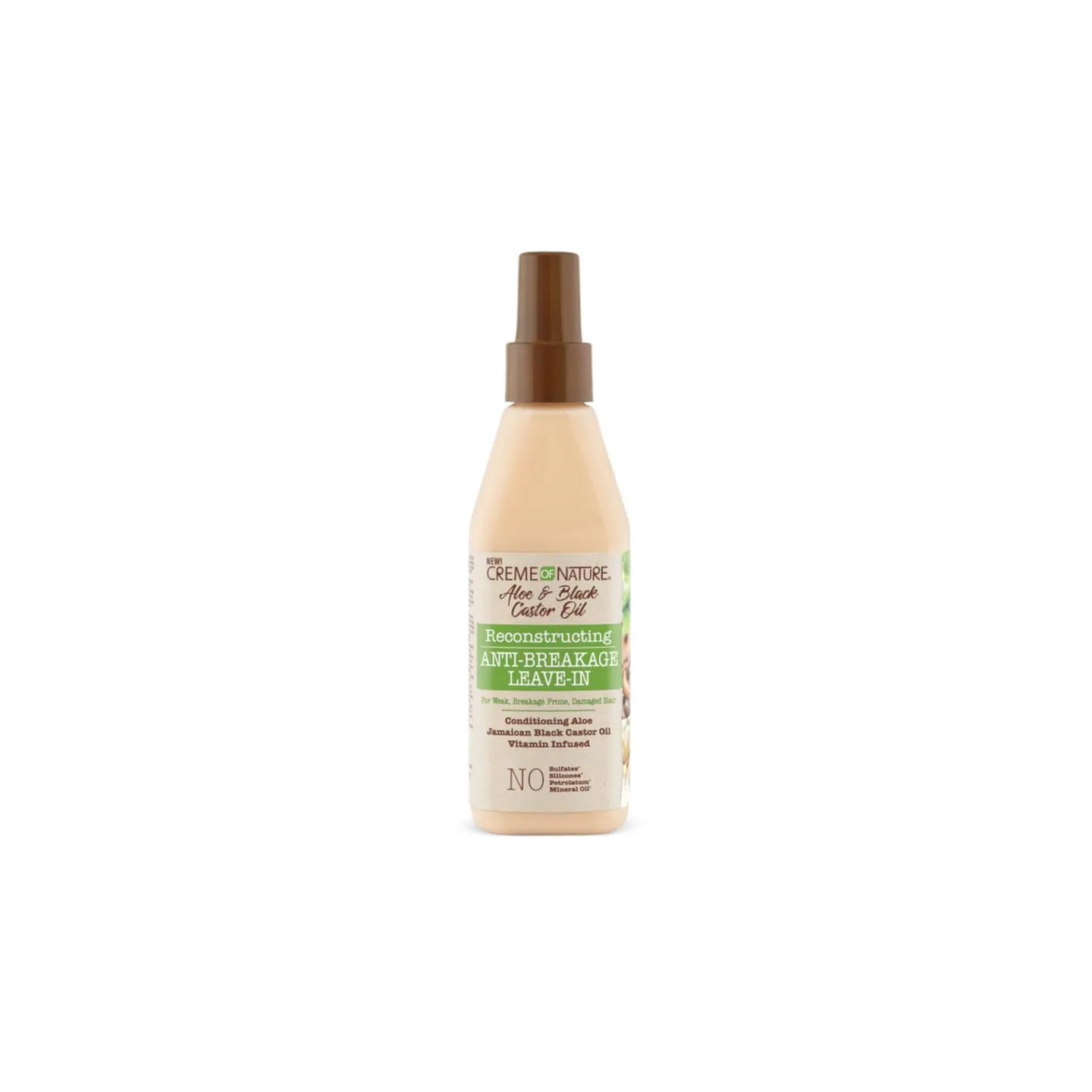 Reconstructing Anti-Breakage Leave-In (soin sans rinçage anti-casse) Creme Of Nature Aloe & Black Castor Oil 236ml