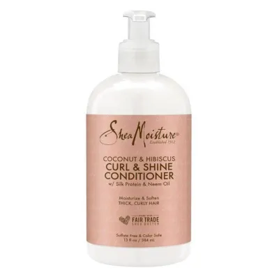 Curl & Shine Coconut & Hibiscus Conditioner SheaMoisture 384ml