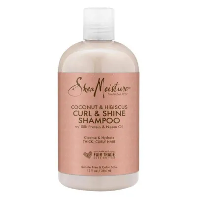 Curl & Shine Shampoo Coconut & Hibiscus SheaMoisture 384ml