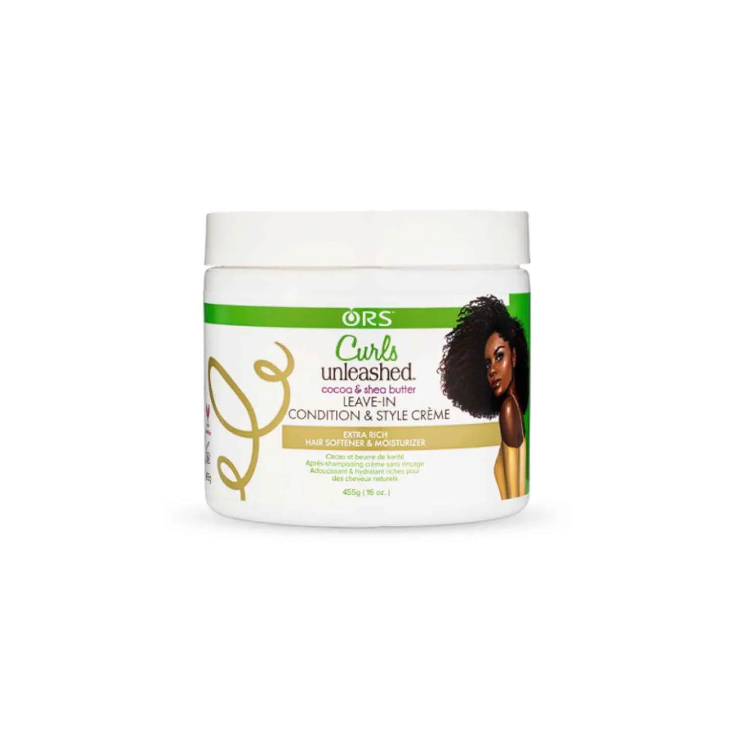 ORS Curls Unleashed Cacao & Shea Butter Leave-In Conditioner ( après-shampooing revitalisant sans rinçage au beurre de cacao)