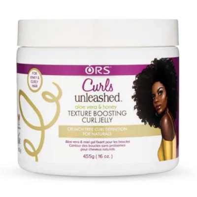 ORS Curls Unleashed Aloe Vera and Honey Booting Curl Jelly (gelée de boucle à l'aloe vera & miel) 454g