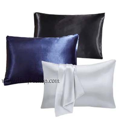 Taie d'oreiller en satin- rectangulaire (50x75cm) 1 pièce
