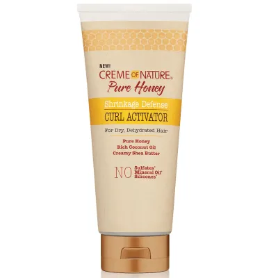 Shrinkage Defence Curl Activator ( crème activatrice de boucle) Creme Of Nature Pure Honey 310ml