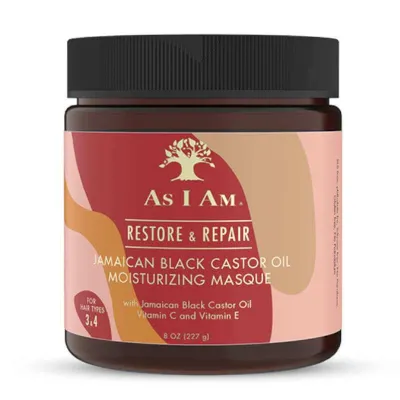 Jamaican Black Castor Oil Moisturizing Masque (masque réparateur) AS I AM 227 gr