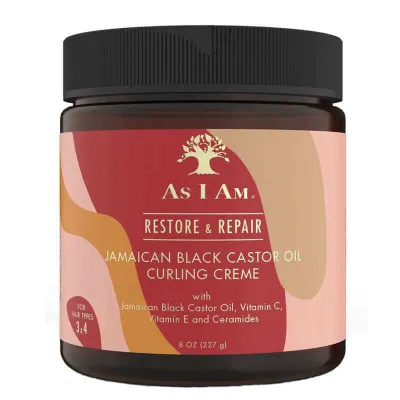 Jamaican Black Castor Oil Curling Creme (crème coiffante) AS I AM 227 gr
