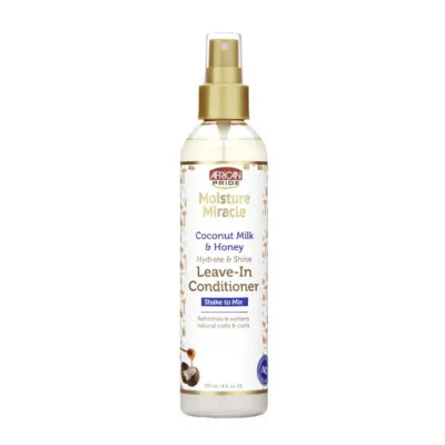 Moisture Miracle Coconut Milk & Honey Leave-In Conditioner (Leave in conditioner au lait de coco et miels) African Pride