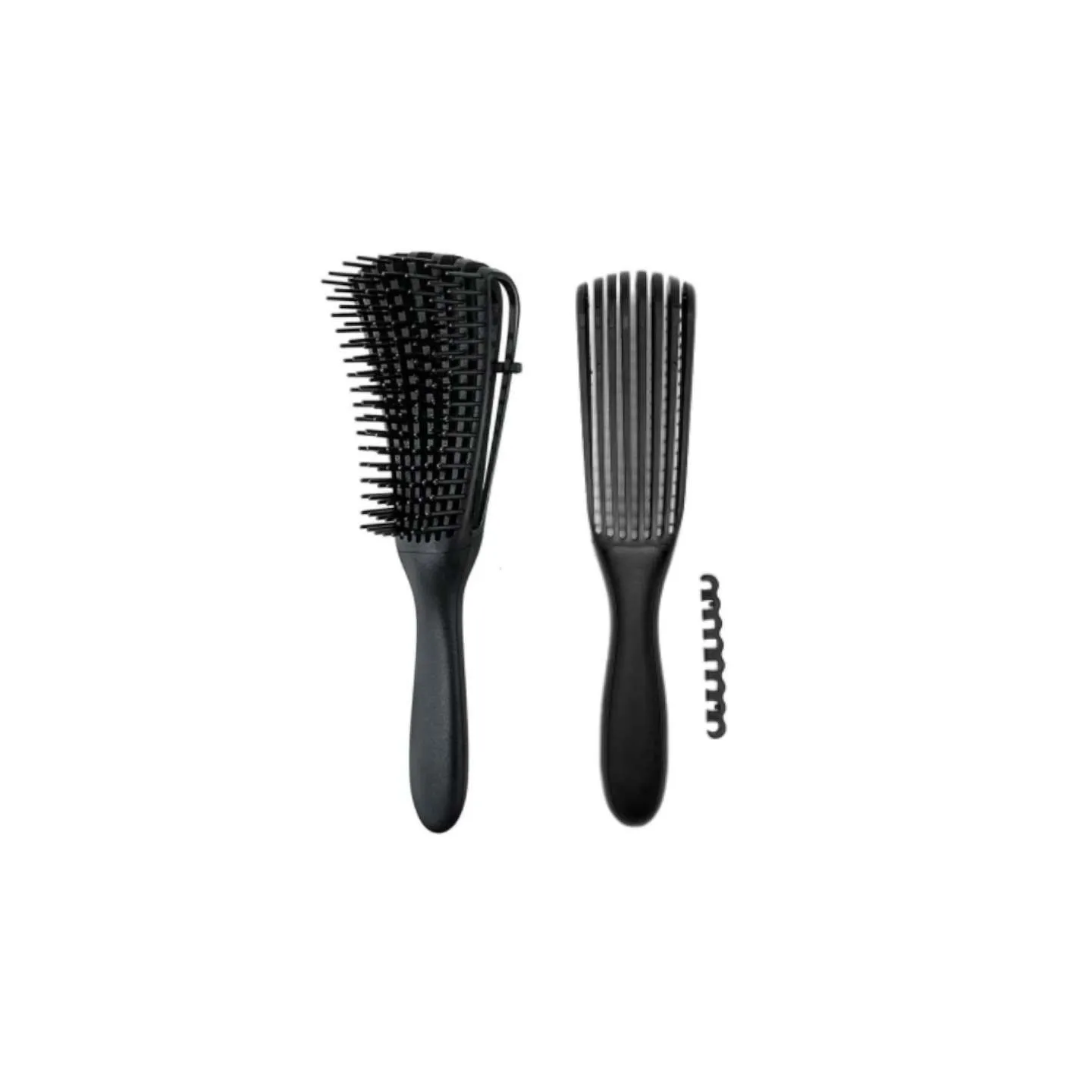 Brosse Démêlante Cheveux Bouclés Crépus 4C Curl Brush 8 Branches