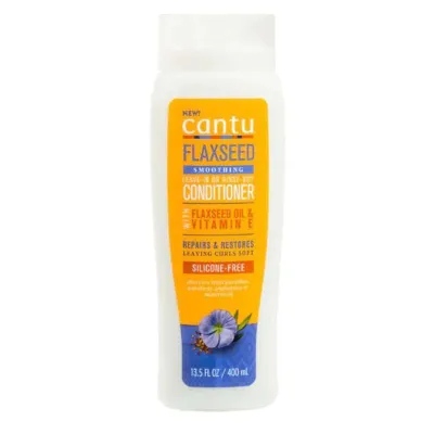 Cantu Flaxeed Smoothing Leave-In or Rinse Out Conditioner (après-shampooing sans rinçage aux graines de lin et karité)