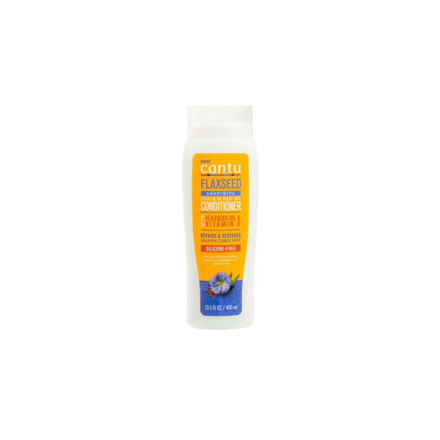 Cantu Flaxeed Smoothing Leave-In or Rinse Out Conditioner (après-shampooing sans rinçage aux graines de lin et karité)