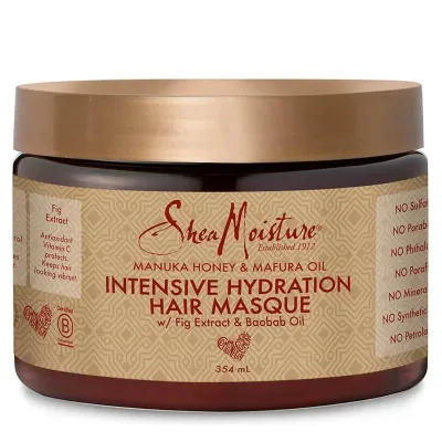 Shea Moisture Manuka Honey & Mafura Oil Intensive Hydration Hair Masque (masque revitalisant)-Shea Moisture