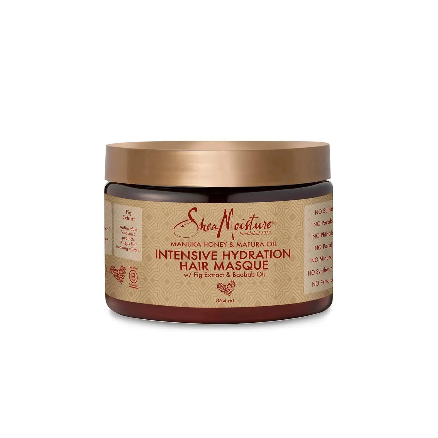 Shea Moisture Manuka Honey & Mafura Oil Intensive Hydration Hair Masque (masque revitalisant)-Shea Moisture