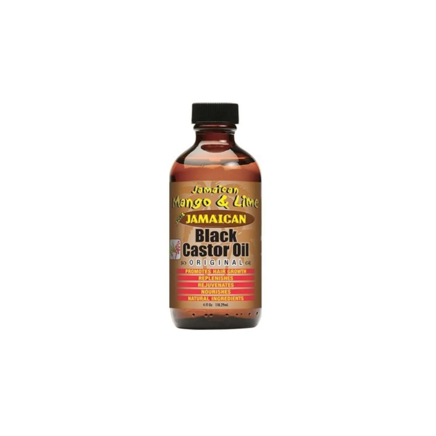 Black Castor Oil Original ( Huile de Ricin) Jamaican Mango and Lime 118 ml