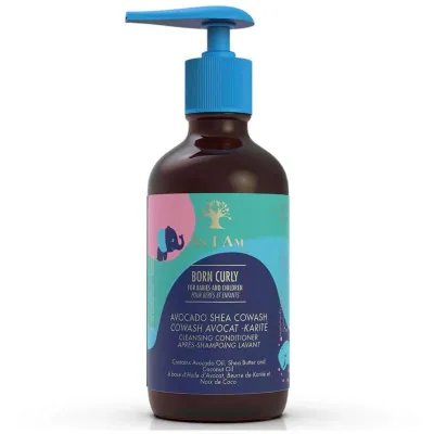 As I Am Born Curly Avocado Shea Cowash (après shampoing lavant)