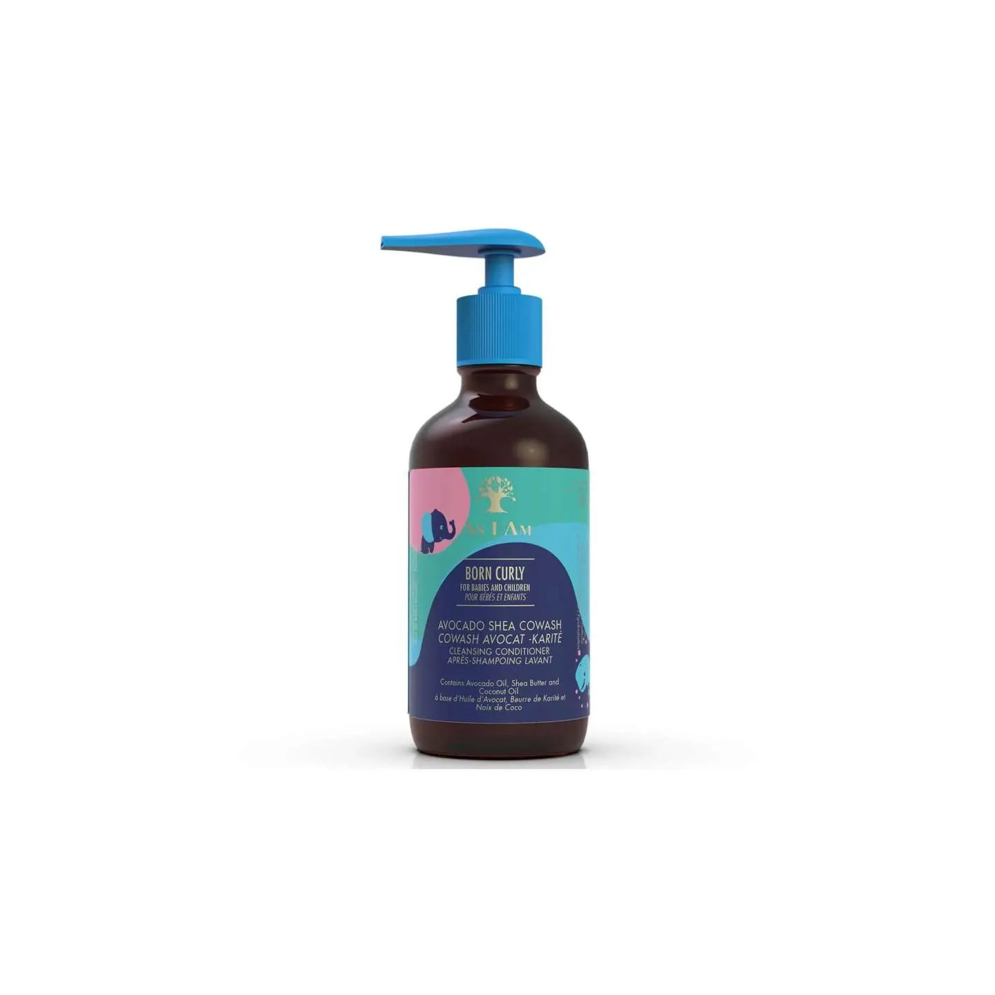 As I Am Born Curly Avocado Shea Cowash (après shampoing lavant)