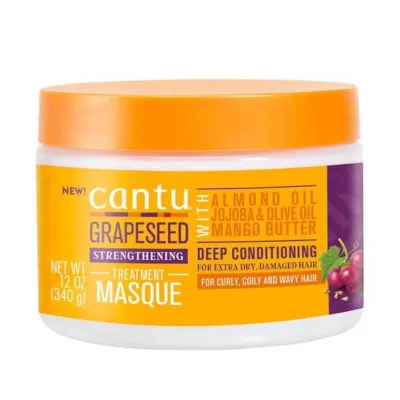 Cantu Grapeseed Strengthening Treatment Mask (masque fortifiant aux pépins de raisin 340 g