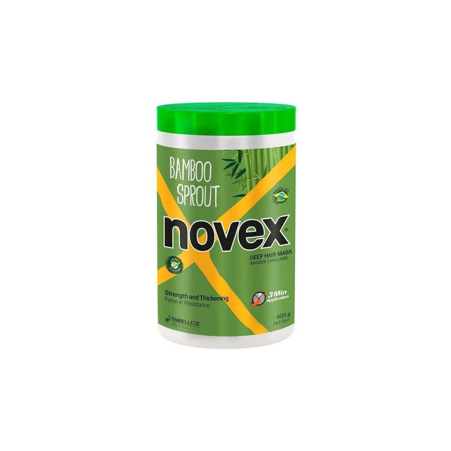 Novex Bamboo Sprout Hair Mask (masque aux pousses de bambou) 400g