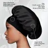 Bonnet de nuit en satin Wide Edge Evolve Firstline / Noir