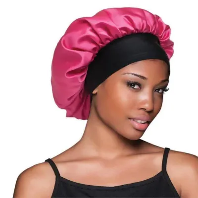 Bonnet de nuit en satin Wide Edge Evolve Firstline/ Fuchsia