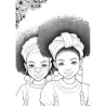 Livre de coloriage Afro Princesses