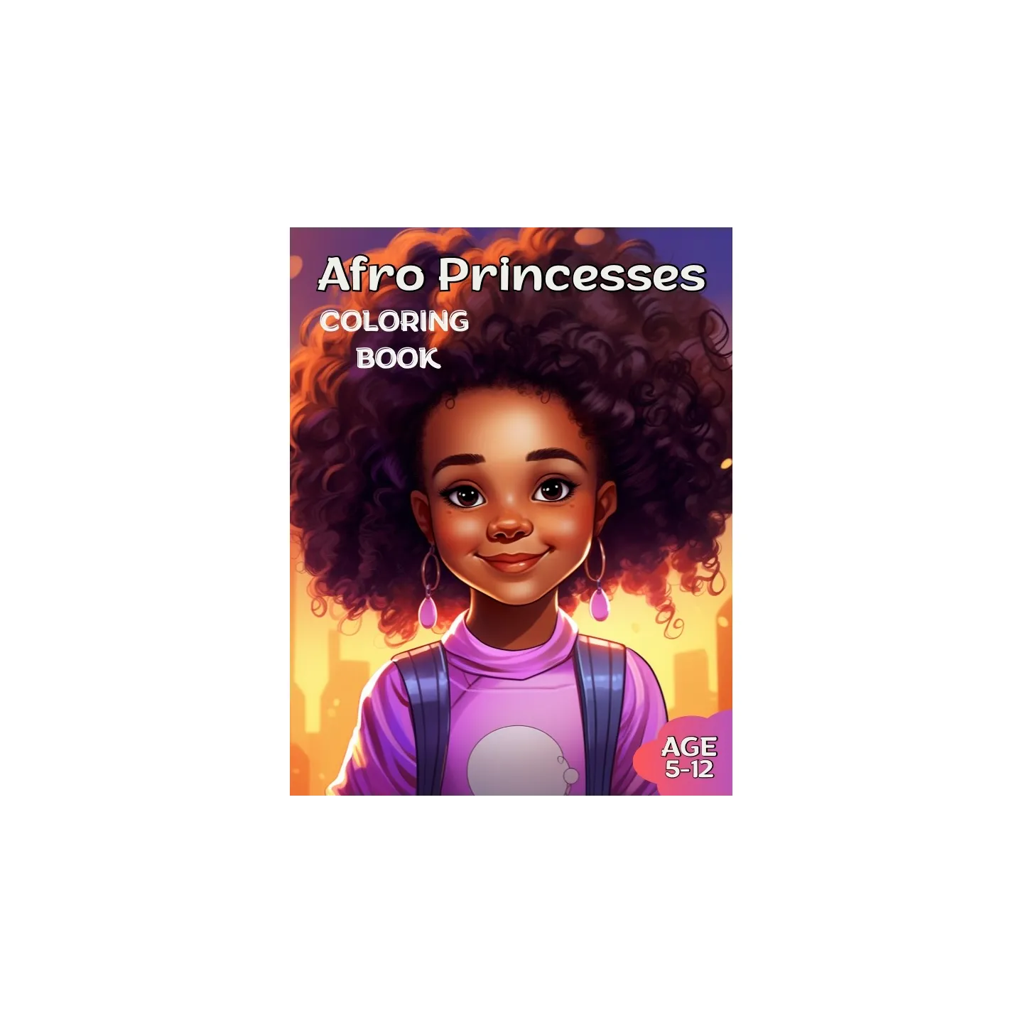 Livre de coloriage Afro Princesses