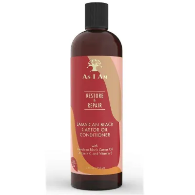 Jamaican Black Castor Oil Conditioner (après-shampooing à l'huile de ricin) AS I AM 355 ml