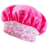 Bonnet de nuit en satin pour enfant