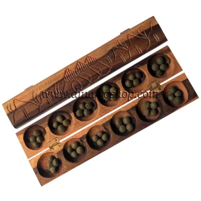Awalé de Luxe en Bois d'Ébène Royal – Finitions Prestige
