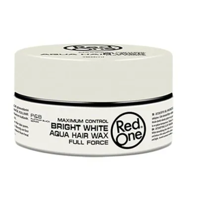 Red One Brigth White Aqua Hair Wax (cire coiffante Red One blanc brillant) 150 ml