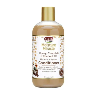 Moisture Miracle Honey, Chocolat & Coconut Oil Conditioner (Après-Shampooing Miel, Chocolat & Huile de Coco) African Pride