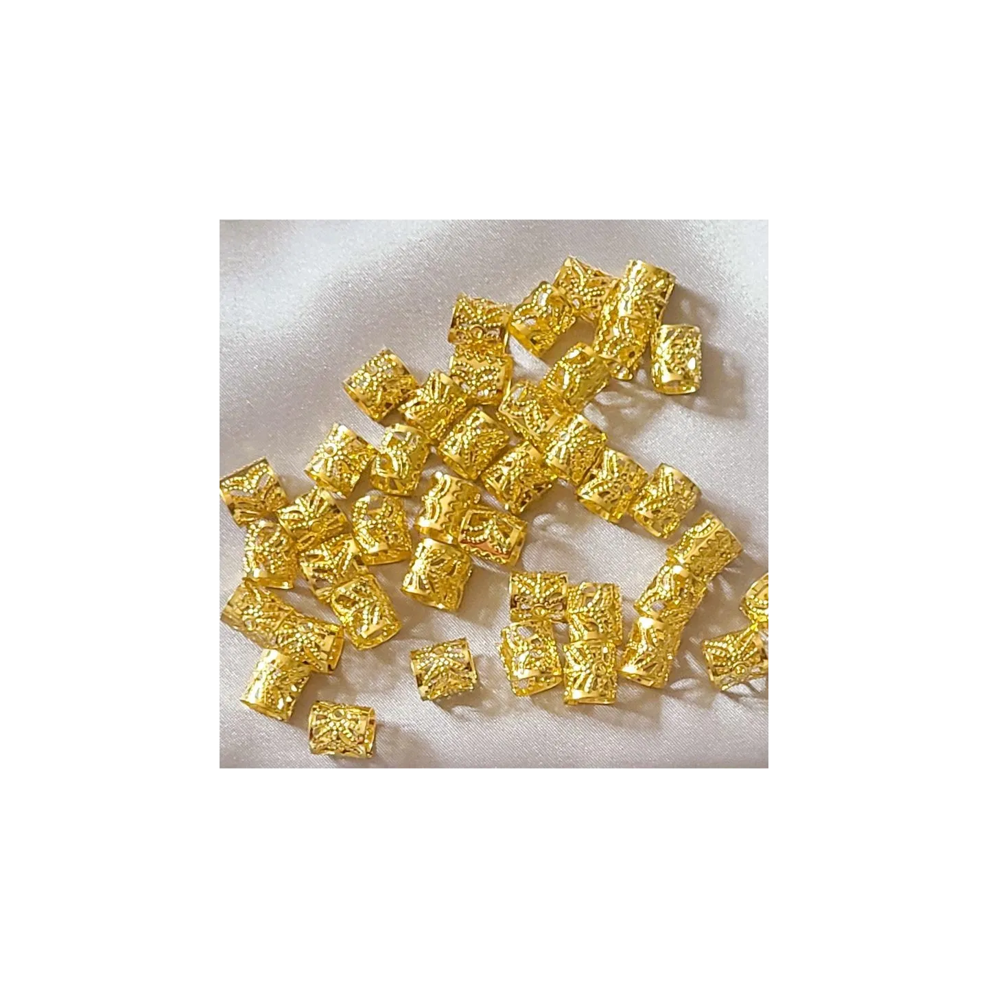 Anneaux Bijoux pour tresses et locks – Perles et anneaux faciles à poser, style afro chic