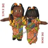 Poupée africaine avec bébé: Nina