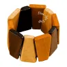 Bracelet manchette en bois extensible