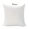 Housse de coussin en tissu wax bogolan