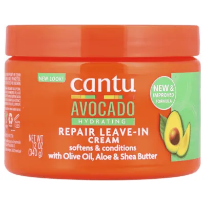 Avocado Hydrating Repair Leave-In Cantu (après-shampooing sans rinçage à l'avocat)