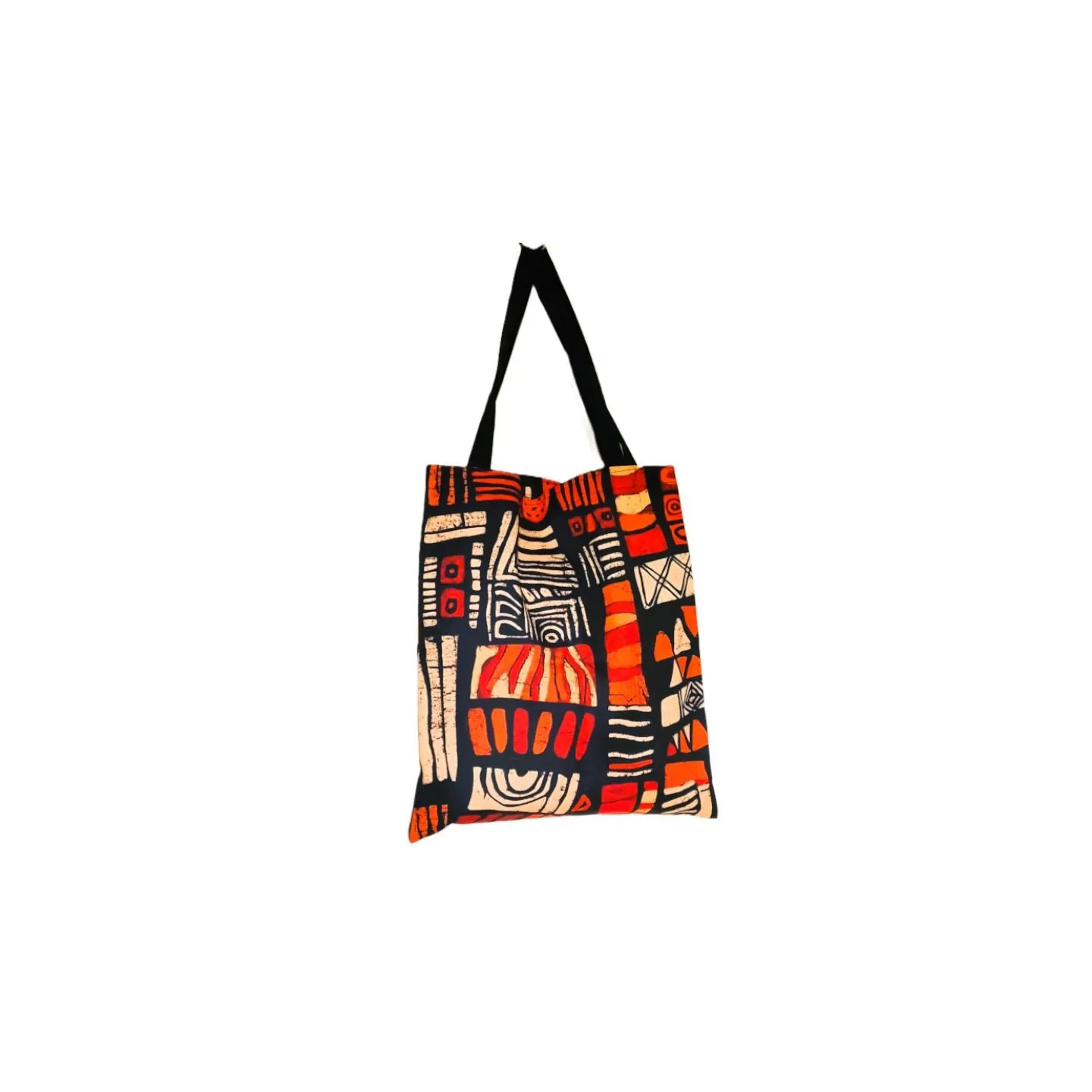 tote bag en coton imprimé africain, sac fourre-tout
