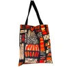 tote bag en coton imprimé africain, sac fourre-tout