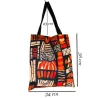 tote bag en coton imprimé africain, sac fourre-tout