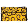Tote Bag Wax pliable motif jaune rouge noir - sac cabas coloré Dina Afro Shop