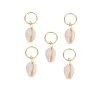 Bijoux anneaux en coquillage cauris pour cheveux