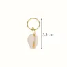 Bijoux anneaux en coquillage cauris pour cheveux