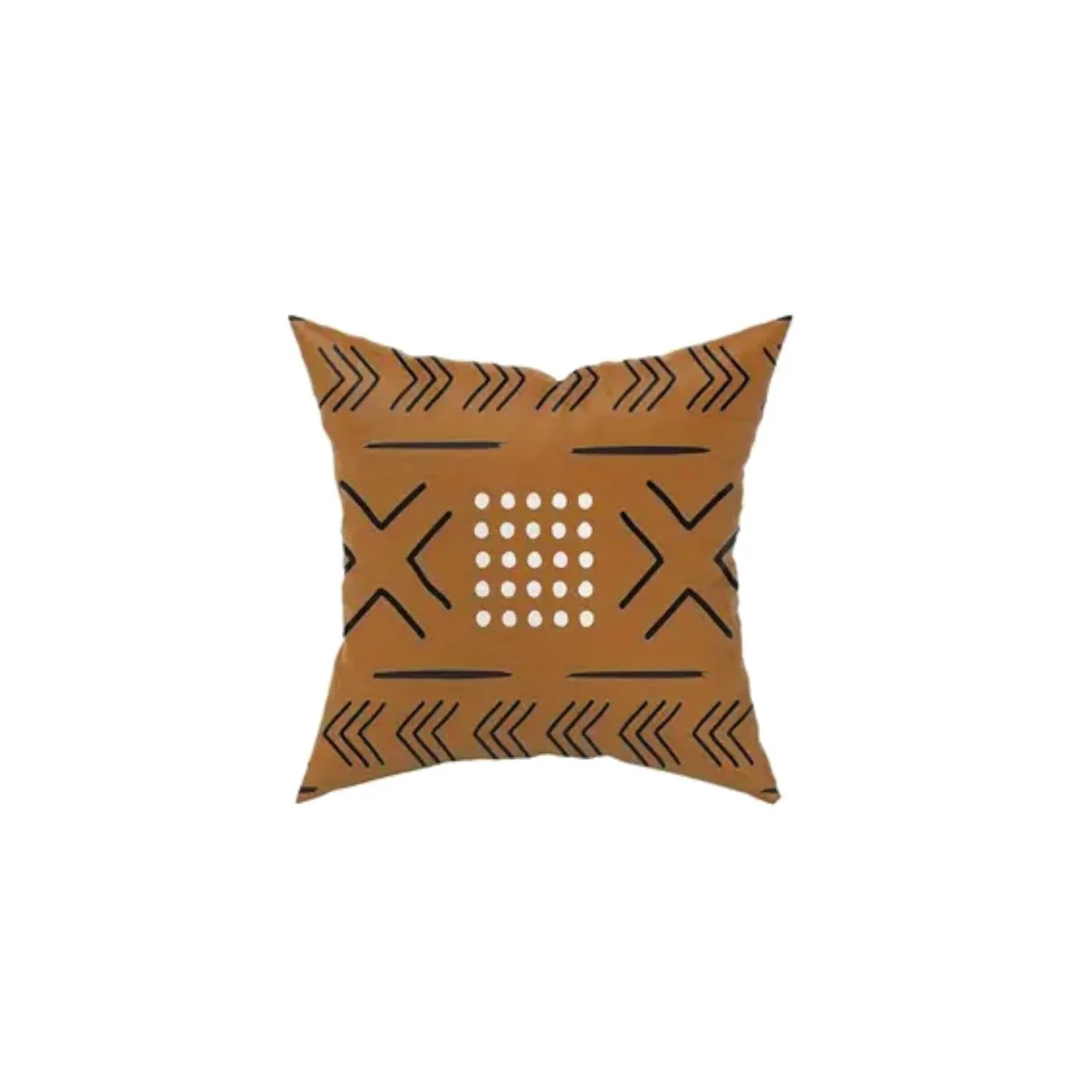 Housse de coussin de canapé en tissu africain bogolan