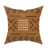 Housse de coussin de canapé en tissu africain bogolan