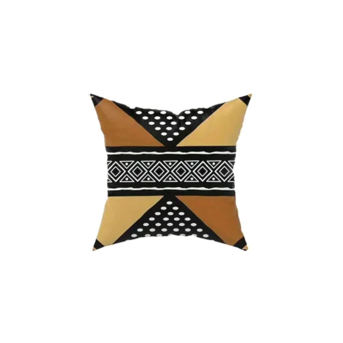 Housse de coussin de canapé en tissu africain bogolan