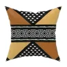 Housse de coussin de canapé en tissu africain bogolan