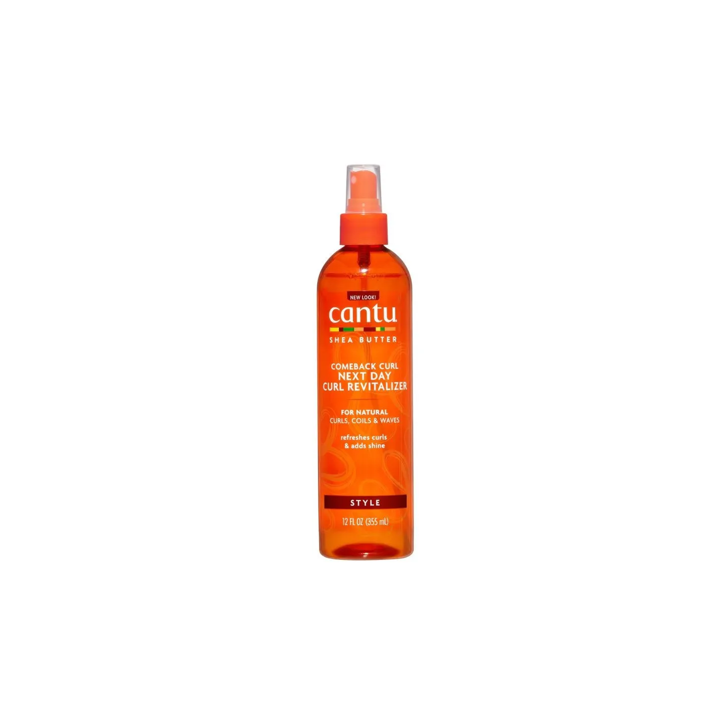 Cantu Comeback Curl Next Day Revitalizer 355 ml – spray revitalisant boucles jour 2 pour cheveux bouclés et crépus