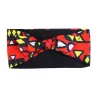 Accessoire cheveux rouge/jaune – bandeau wax pour look coloré du quotidien