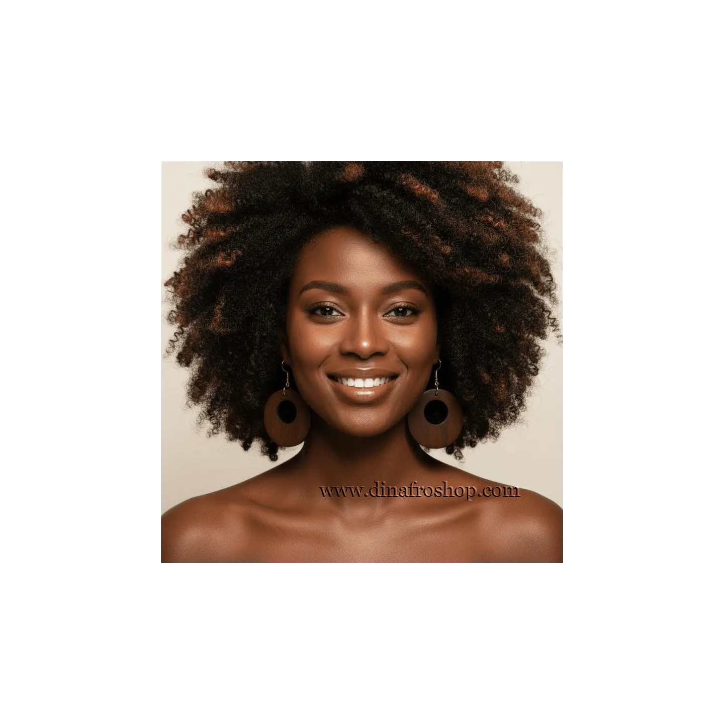 Boucles d’oreilles créoles en bois